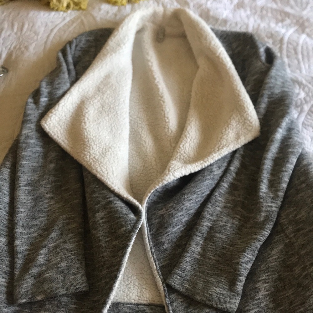 Gray sweater